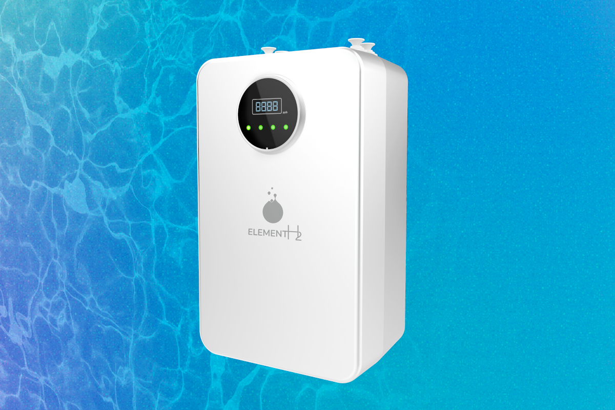 hidrogenador compacto que genera agua hidrogenada mediante electrólisis. + aqua salud