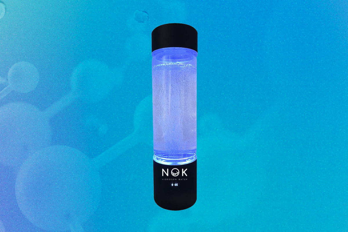 hidrogenador portátil diseñado para obtener agua rica en hidrógeno molecular estés donde estés