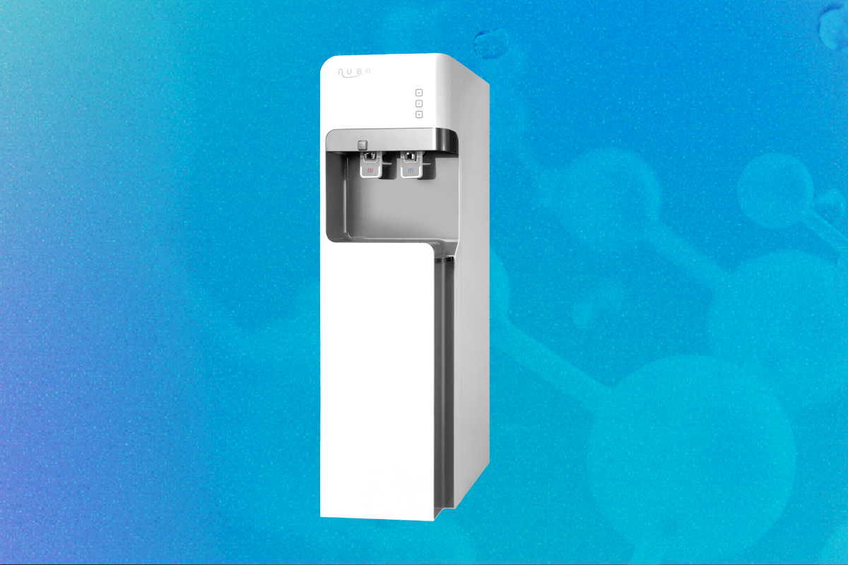 Fuente que ofrece agua fría, caliente y natural, purificada disponible en Masaqua